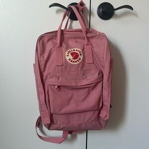 Pink FjallRaven Kanken Backpack